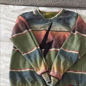 Aviator Nation Multicolor Striped Men's Sweater